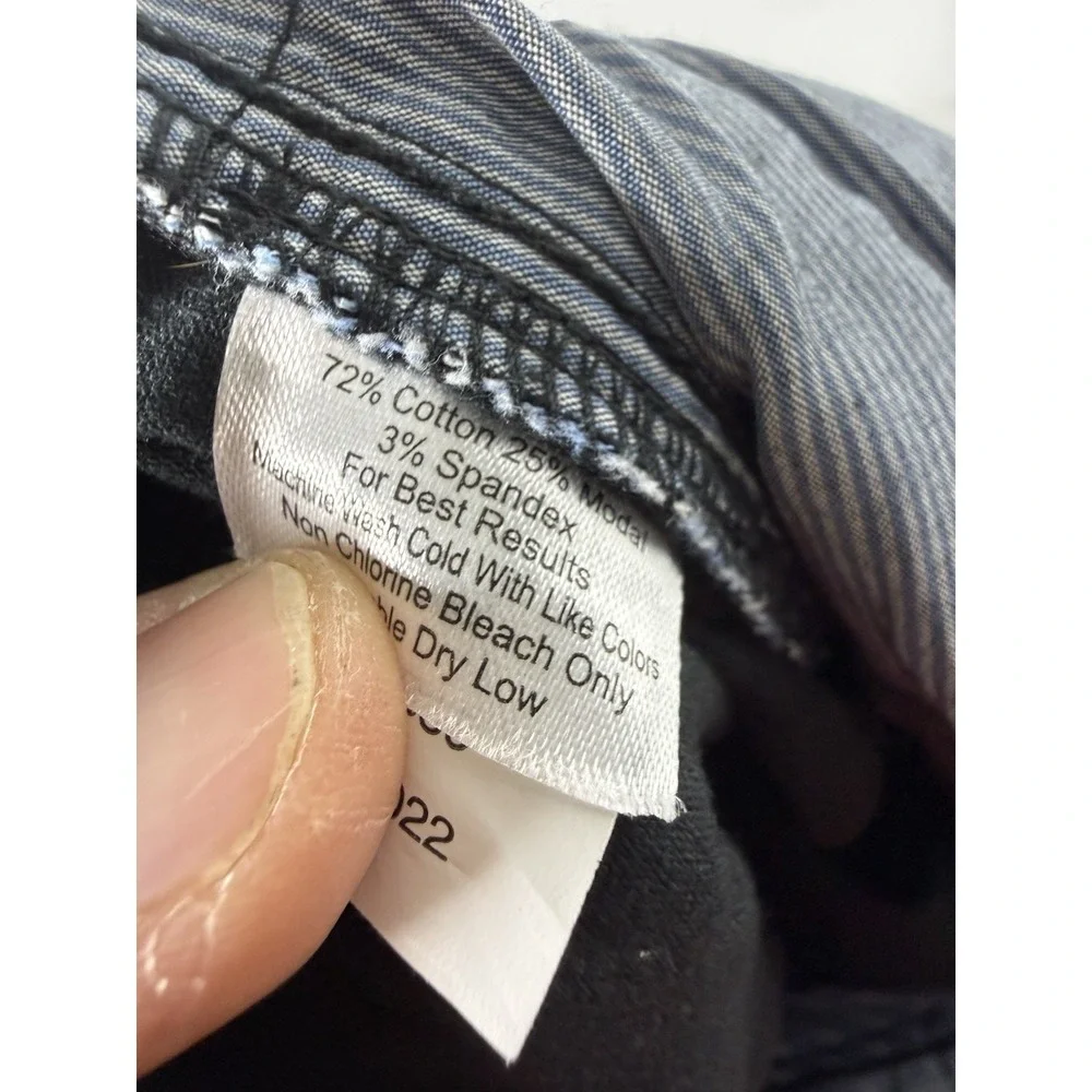 Peter Millar Ultimate Sateen 5-Pocket Golf Pants Black Mens Size 36x33 ME0B39